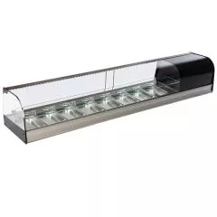 Vitrina rece tapas, 2 niveluri, 8xGN1/3
