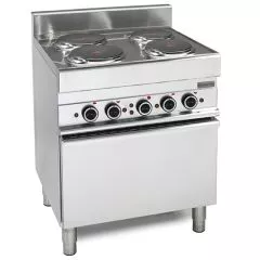 Masina de gatit electrica cu cuptor cu convectie , 4 plite