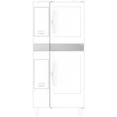 Kit suprapunere pentru 2 cuptoare 6 GN 1/1, H=120mm