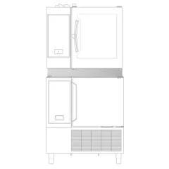 Kit suprapunere pentru cuptor Skyline GN1/1