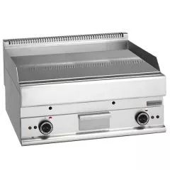 Grill electric cu placa neteda, de banc, 695x520 mm