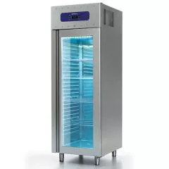 Dulap congelare, 1 usa vitrata, 700 litri, 3 grilaje GN2/1