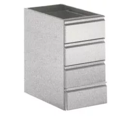 Modul cu 4 sertare, 400x600 mm