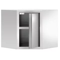 Dulap de perete cu polita, de colt, 70x70 cm