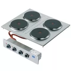 Masina de gatit electrica incastrata, 4 plite