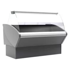 Vitrina refrigerata expunere, geam curbat