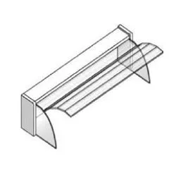 Structura Inox cu usa plexiglas pe 1 latatura pentru vitrina 3 GN 1/1