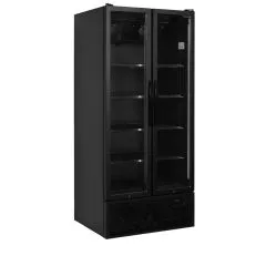 Vitrina frigorifica cu 2 usi din sticla FS890H BLACK; Capacitate neta: 535 litri; Dim: 890x740x1990 mm; Gr: 153 kg