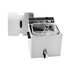 FRITEUZA ELECTRICA CAP 12 LT. 1 CUVA ROBINET GOLIRE DIM. 350*470*350MM