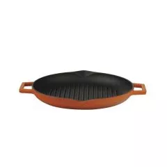 Tigaie grill 26 cm fonta, portocaliu - LAVA