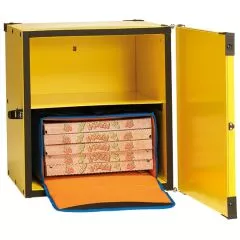 Cutie transport pizza, capacitate 8 cutii