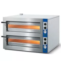 Cuptor pizza electric, 4+4 pizza/35 cm, control mecanic