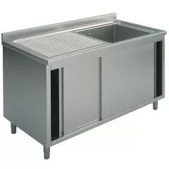 Spalator tip dulap cu cuva stanga si usi glisante, 1400x700 mm
