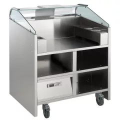 Statie mobila live-cooking Libero Point Electrolux Professional. Adecvat pentru 2 aparate din gama Libero