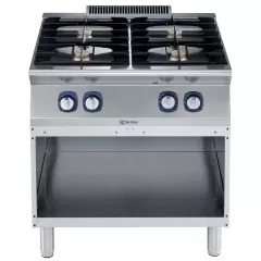 Masina de gatit Electrolux Professional, 4 arzatoare, suport deschis