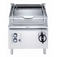 Tigaie basculanta Electrolux Professional , alimentare gaz, 60 litri, cu suprafata de gatit duomat