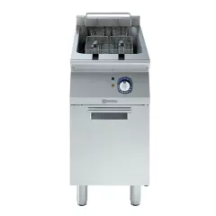 Friteuza electrica Electrolux Professional 18 litri, cu 1 cuva si 2 jumatati de cos, elementi de incalzire interni