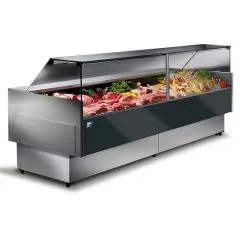 Vitrina rece pentru carne, 2000 mm