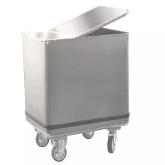 Carucior pentru faina, capacitate 195 litri