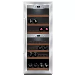 Vitrina de vinuri refrigerata, 2 zone de temperatura, 38 sticle