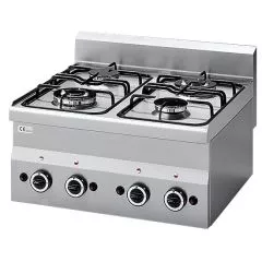 Masina de gatit pe gaz, 4 arzatoare, 12,2 Kw
