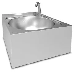 Lavoar de perete pentru spalarea mainilor, robinet controlat electronic