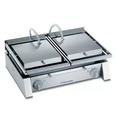 Grill Panini Electrolux Professional, alimentare de la priza, cu placi superioare si inferioare striate 602123