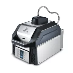 Electrolux Professional - Panini grill SpeeDelight cu placa de contact manuală, nervurata, reglabilă de sus, gri închis, alimentare 230V