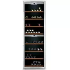 Vitrina de vinuri refrigerata, 2 zone de temperatura, 180 sticle