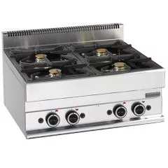 Masina de gatit pe gaz, 4 arzatoare, 17,2 Kw