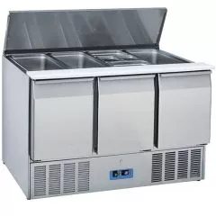 Saladeta cu 3 usi GN 1/1 si capac, 12xGN1/3