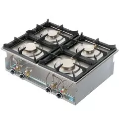 Masina de gatit pe gaz incastrata, 4 arzatoare