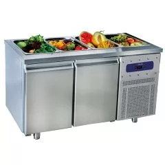 Saladeta cu 2 usi GN1/1, 4xGN1/1