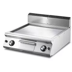 Gratar pe gaz cu placa neteda, de banc, 670x530 mm
