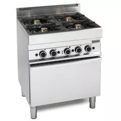 Masina de gatit pe gaz cu cuptor electric, 4 arzatoare