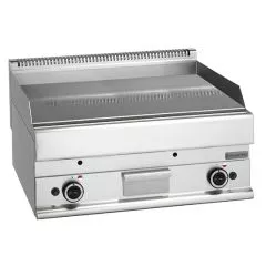 Grill pe gaz cu placa neteda, de banc, 695x520 mm