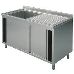 Spalator tip dulap cu cuva dreapta si usi glisante, 1000x700 mm