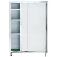 Dulap depozitare vertical cu usi glisante, 3 polite, 1,8mx60cm
