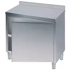 Masa tip dulap, cu rebord, 1 usa batanta, 600x600 mm