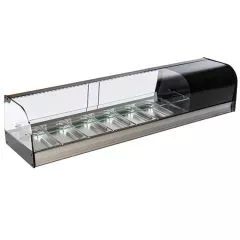 Vitrina rece tapas, 2 niveluri, 6xGN1/3