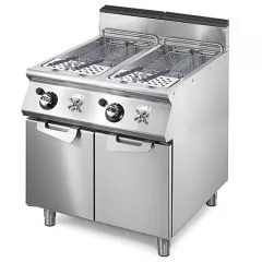 Masina pe gaz de fiert paste, 2 bazin2 GN2/3, 2x26 litri