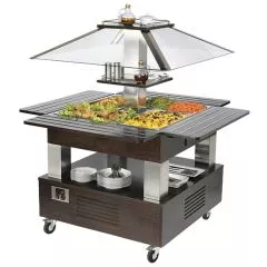 Bufet rece refrigerare statica, 4xGN1/1