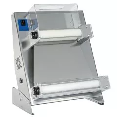 Formator aluat pizza, 2 role paralele pentru pizza cu diametrul 260-450 mm