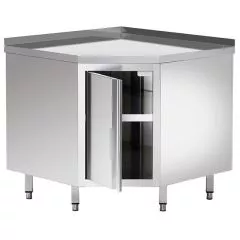 Masa tip dulap pe colt, cu rebord, 900x600 mm