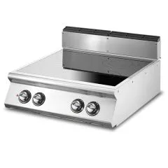 Plita ceramica versiune top, de banc, 4 zone de gatire, linia 700