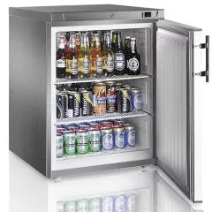 Frigider bar inox, 145 litri
