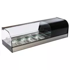 Vitrina rece tapas, 2 niveluri, 4xGN1/3