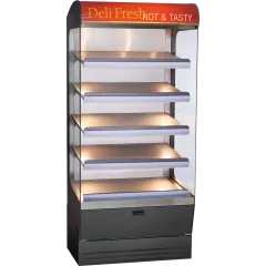 HSM-36-5S Vitrina de banc cu 5 rafturi calde, greutate max 10,8 kg