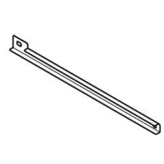 Pereche de ghidaje GN 2/1 (630/ 580 mm) pentru dulapuri refrigerare 1400 litri, 580 mm