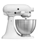 Mixer cu bol 4.3L, Classic, White - KitchenAid